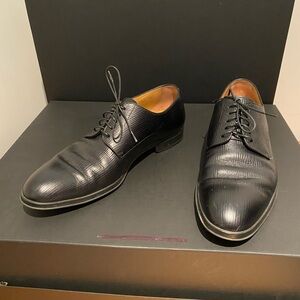 HUGO BOSS Men’s Black Leather Shoes Sz 9.5